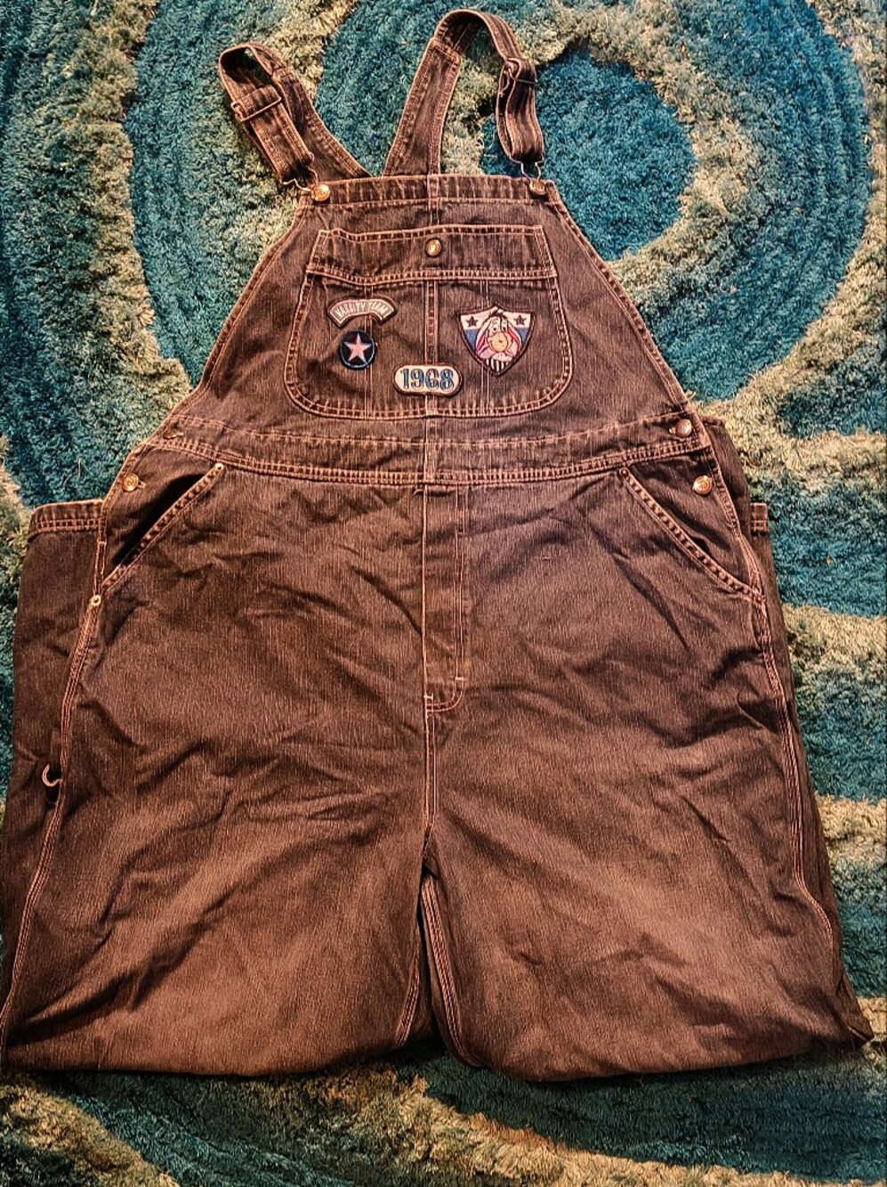 Vintage 90s Disney Eeyore Women's Overalls Size 2XL